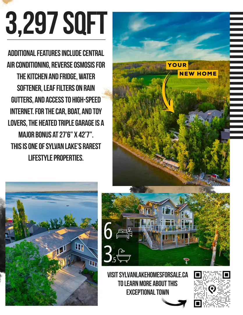 Sylvan Lake community in Calgary